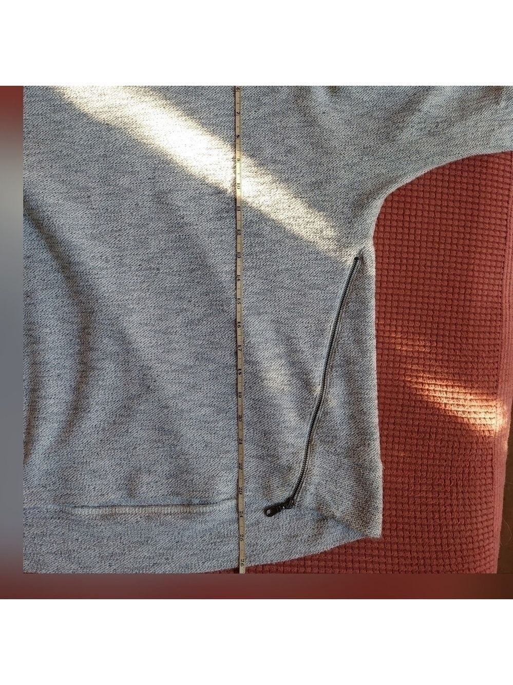 Denver Hayes Side Zippered 3/4 Sleeve Sweatshirt - Picture 10 of 16